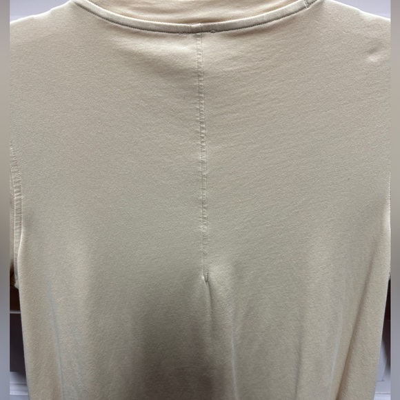 Lululemon soft yellow wrap/tie t-shirt dress. Size 6 - Picture 6 of 6